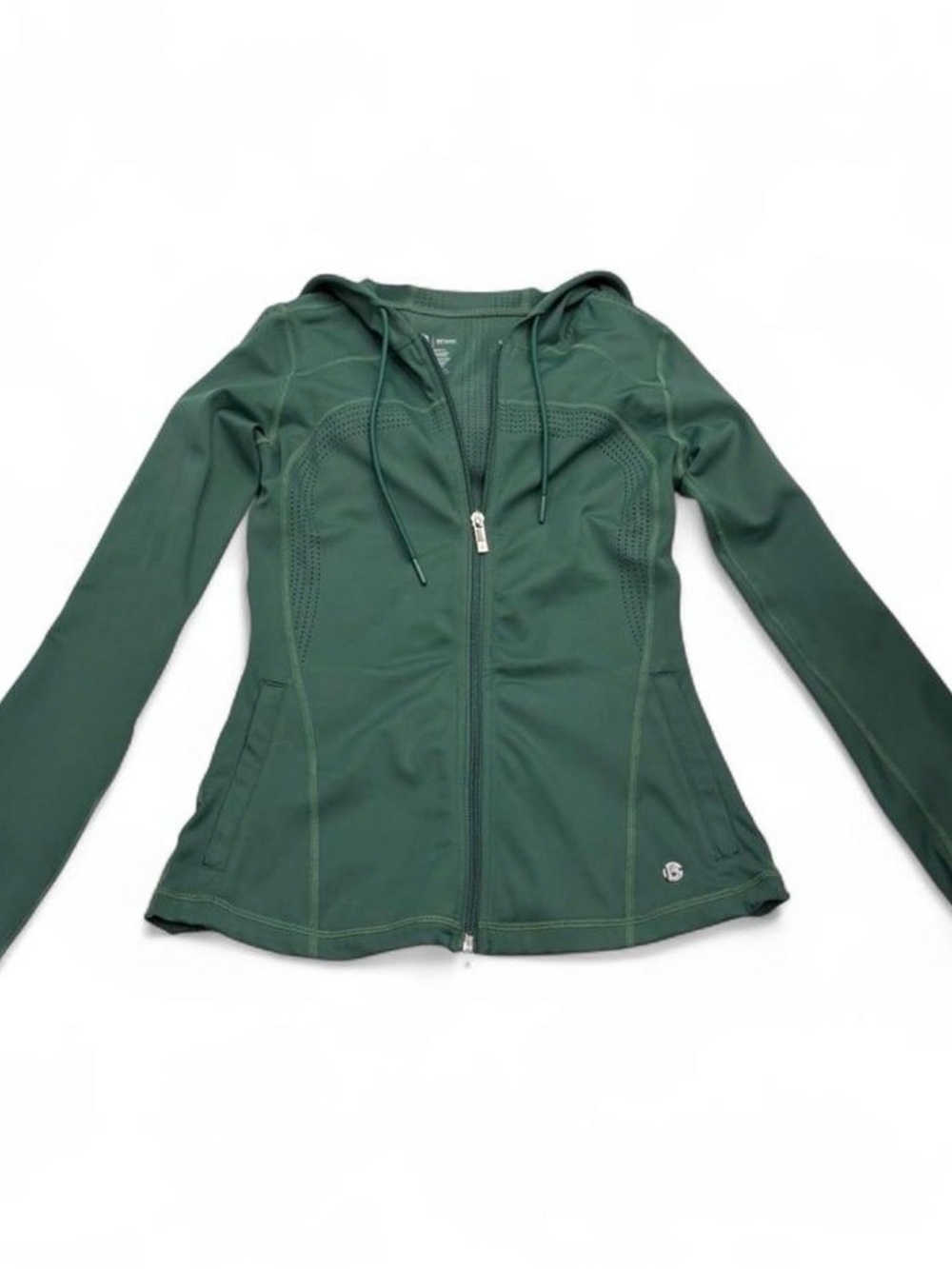 BuffBunny Forest Green Hooded Zip Jacket